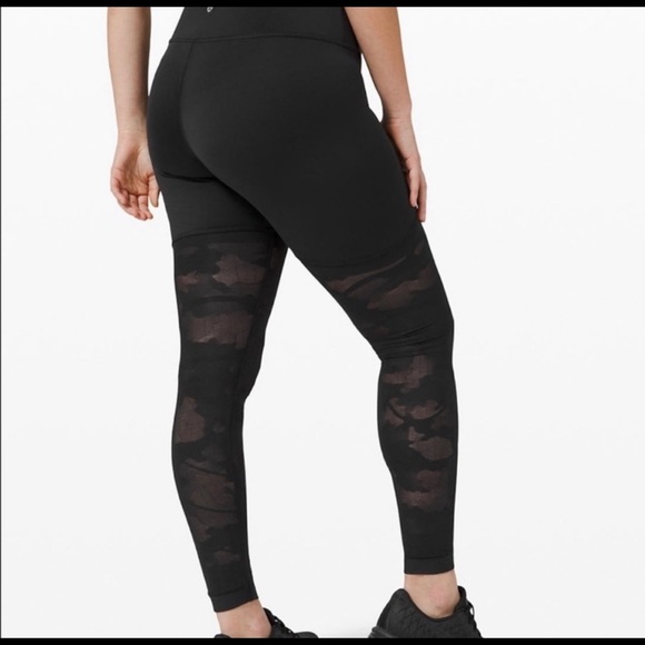 NWT Lululemon Sheer Will High-Rise Tight 28" 
Camo - Picture 2 of 9